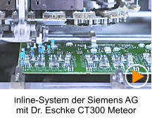 Inline-System der Siemens AG mit Dr. Eschke CT300 Meteor