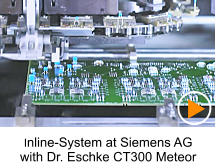 Inline-System at Siemens AG with Dr. Eschke CT300 Meteor